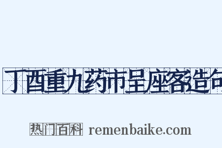 丁酉重九药市呈座客造句是什么意思的图片